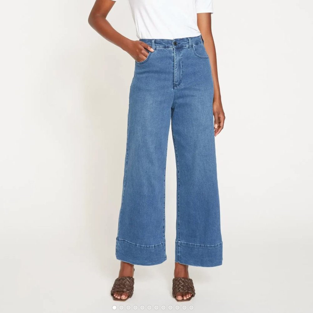 Carrie High Rise Ultra-Wide Leg Pants - Size 16 - NWT